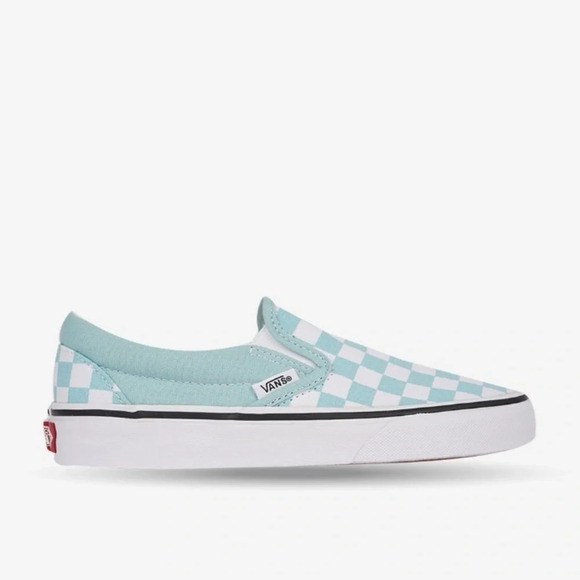 Vans Other - Kids Kids Classic Slip-On‎ Checkerboard - Canal Blue / White - Kids Size 1.0